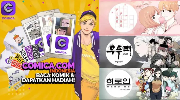 Comica, Aplikasi baca komik dari Korea hadir di Indonesia