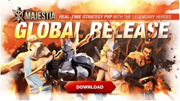 Game Baru Com2uS, Majestia, Diluncurkan Secara Global di 150 Negara Sekaligus​
