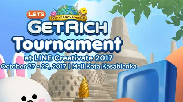 LINE X INDOMOG Gelar Turnamen Let's Get Rich di Mall Kota Kasablanka