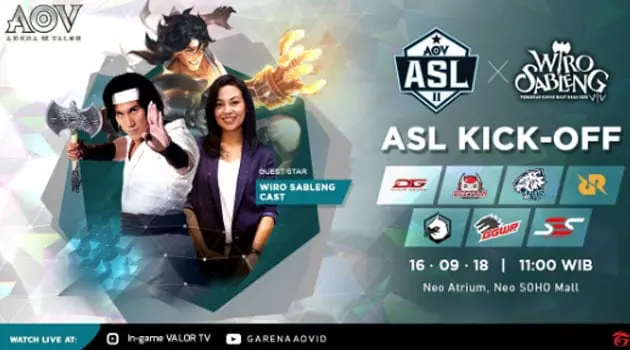 Kick off AOV Star League Season 2 Pada Hari Minggu Di Neo SOHO Jakarta