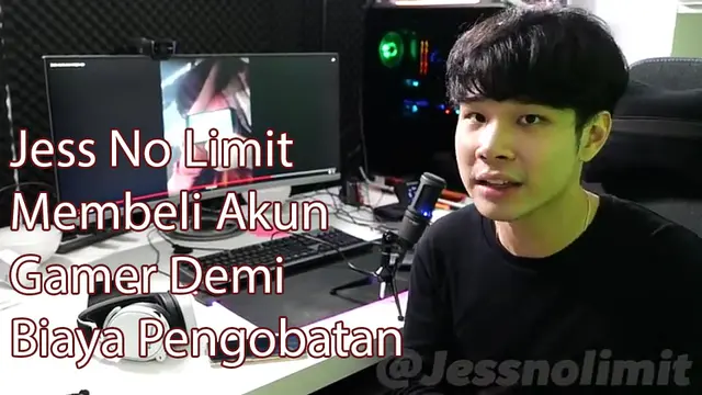 Demi Kemanusiaan, Jess No Limit Beli Akun Gamer Satu Tangan