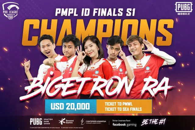 Bigetron Red Aliens Kalahkan Onic dan The Pillars di Final PUBG Mobile Pro League 2020 Indonesia