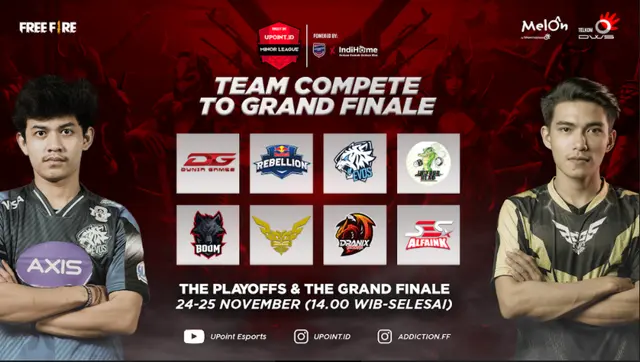 Klasemen Akhir Upoint Esports Minor League 2020 semakin panas di Grand Final