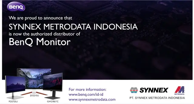 BenQ Jalin Kemitraan dengan SMI untuk Distribusi Produk Monitor Premium di Seluruh Indonesia
