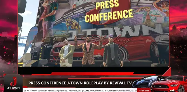 Mabar di Server GTA Role Play J-Town Skuy, Kolaborasi RevivalTV dan Mancave