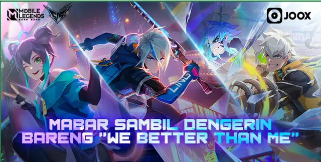 Kolaborasi Mobile Legends: Bang Bang dan JOOX Hadirkan Lagu Tema #WeBetterThanMe serta Live Podcast Bersama Komunitas MLBB