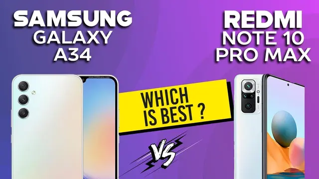 Membandingkan Samsung Galaxy A34 vs Xiaomi Redmi Note 10 Pro: Pilihan untuk Ponsel Menengah yang Unggul
