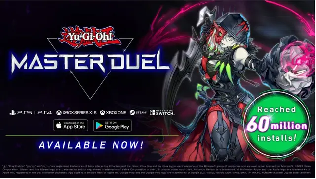 Gratis 1000 Gems Yu-Gi-Oh! di perayaan 60 juta download game Yu-Gi-Oh!  MASTER DUEL