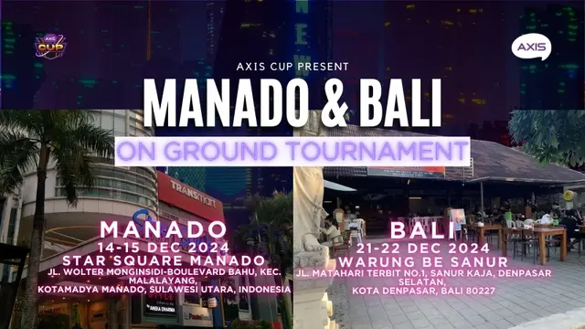 AXIS CUP 2024: Semarak Esports dan Pop Kultur Menutup Tahun di Manado dan Bali