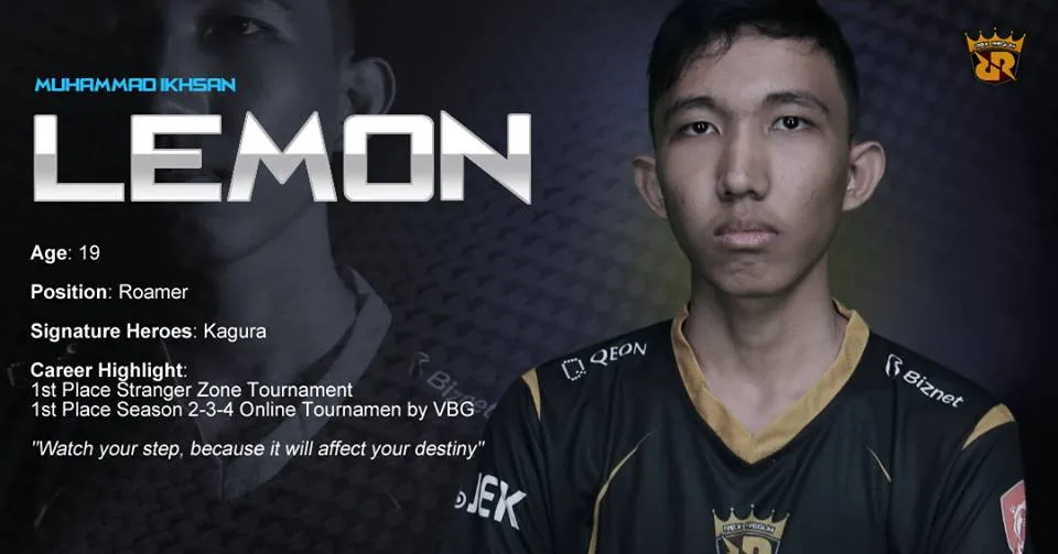 Battle Emote RRQ Lemon di Mobile Legends