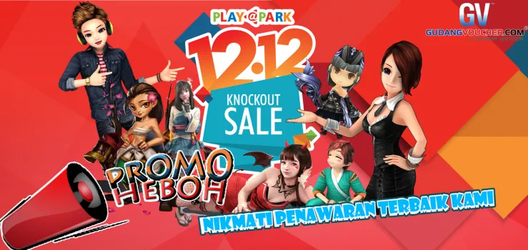 Playpark Harbolnas 12.12 – Knockout Sale Untung Banyak akhir Tahun