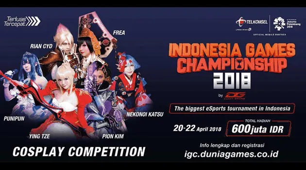 Indonesia Games Championship 2018 telah Dimulai, 600 Juta siap diperebutkan!