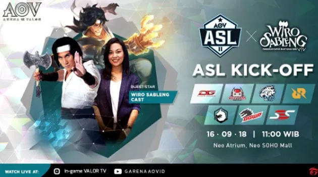 Kick off AOV Star League Season 2 Pada Hari Minggu Di Neo SOHO Jakarta