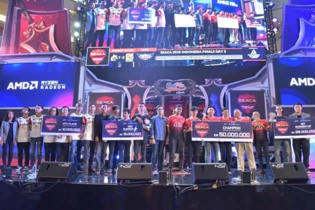 Ini dia Pemenang Tournament Arena Of Valor di UNIPIN SEACA 2018