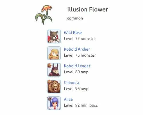 illusion-flower Ragnarok M Eternal Love