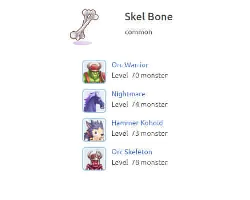 skell-bone Ragnarok M Eternal Love