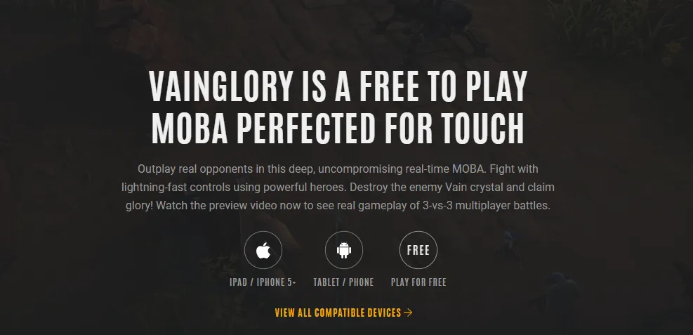 Vainglory Cross Platform 