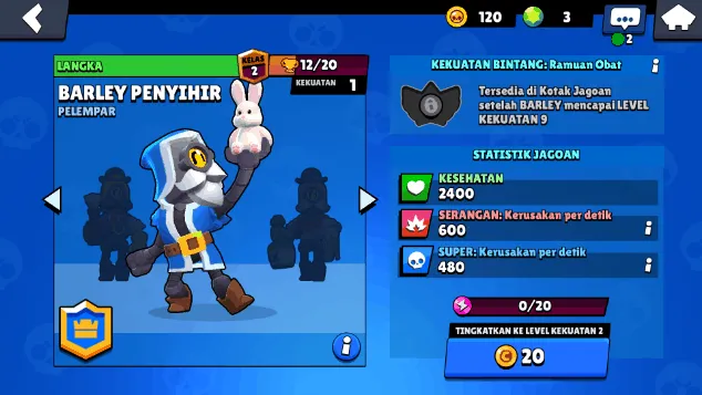 Brawl Stars Guide: Barley Kakek Robot