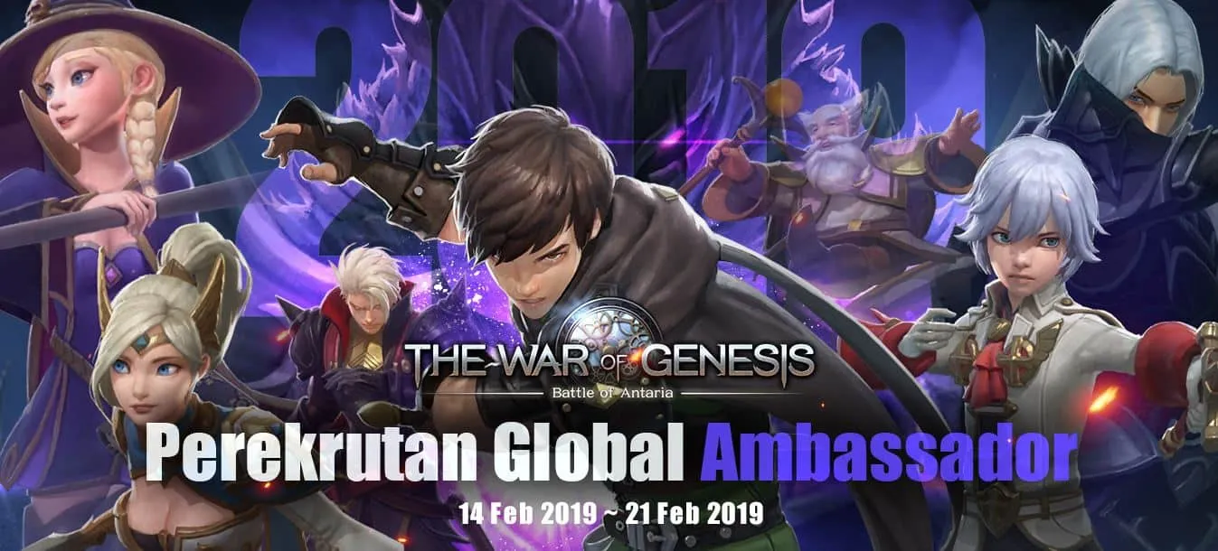 Mantul Gan, The War of Genesis Rekrut Global Ambassador, Auto Daftar