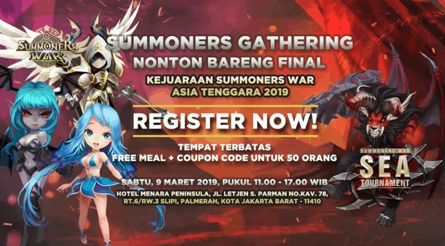 Summoners War Gathering 2019 - Nobar Final SEA Tournament