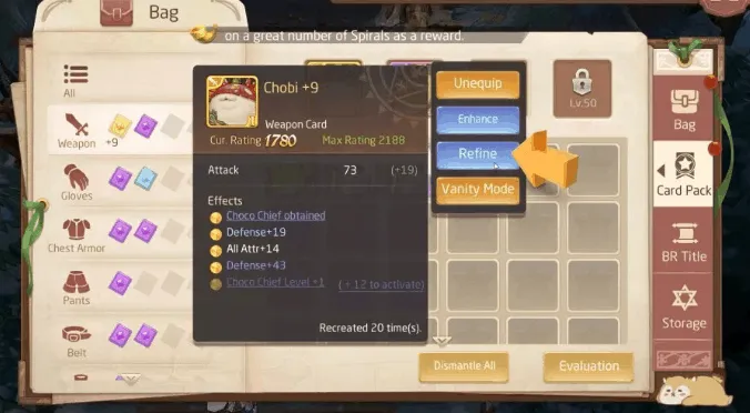 Enhance Refine Card Laplace M