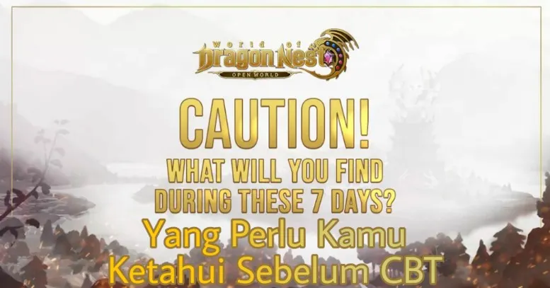 Hal Yang Perlu Kamu Ketahui Sebelum Main CBT World of Dragonest