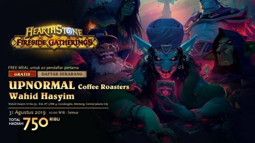 Ikuti Mini Tournament Dan Temui Atlet Hearthstone SEA Games 2019 Di Fireside Gathering Jakarta Tanggal 31 Agustus 2019
