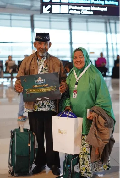 Gamer Lords Mobile berangkatkan Umroh
