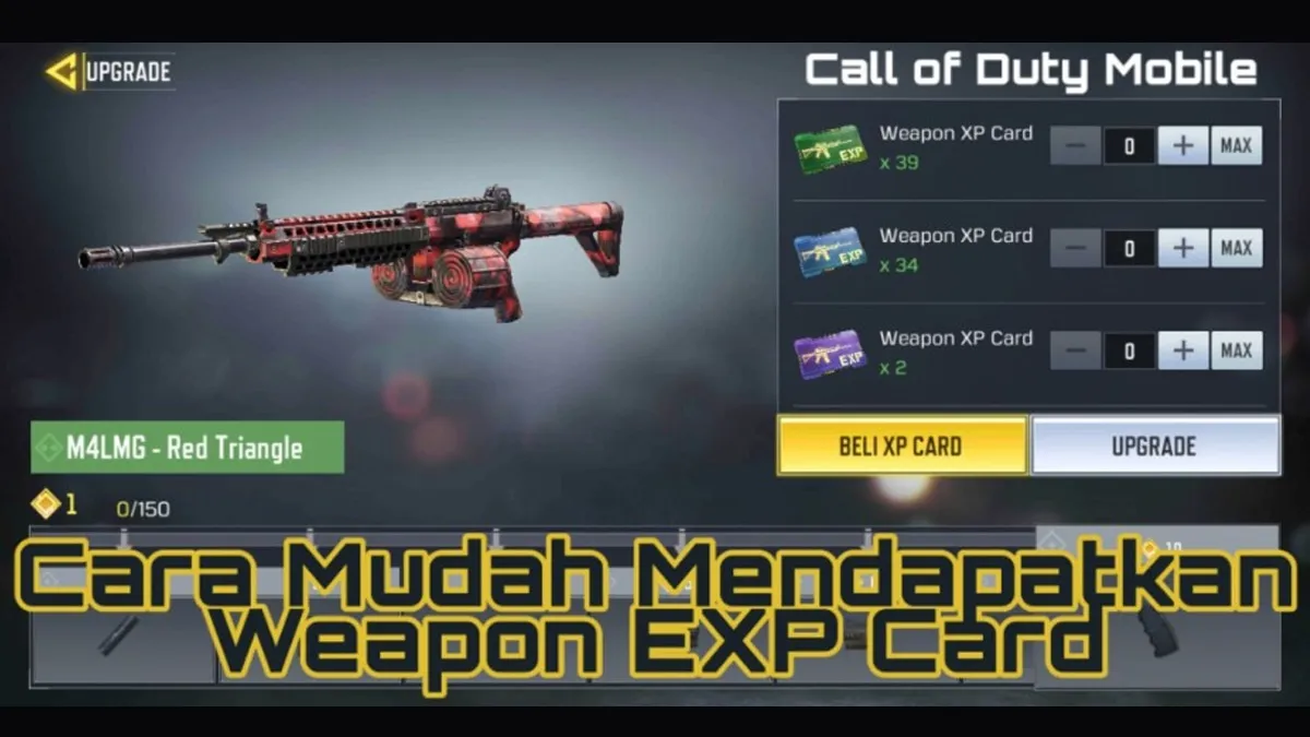 Cara Mudah Dapat Weapon EXP Card Call of Duty Mobile