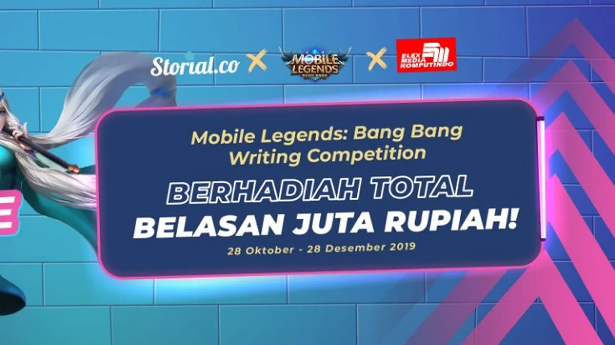 Kompetisi Fanfiction Mobile Legends Berhadiah Belasan Juta Rupiah di Storial