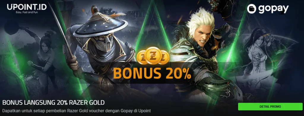 Razer Gold Payment channel Indonesia Favorit 2019