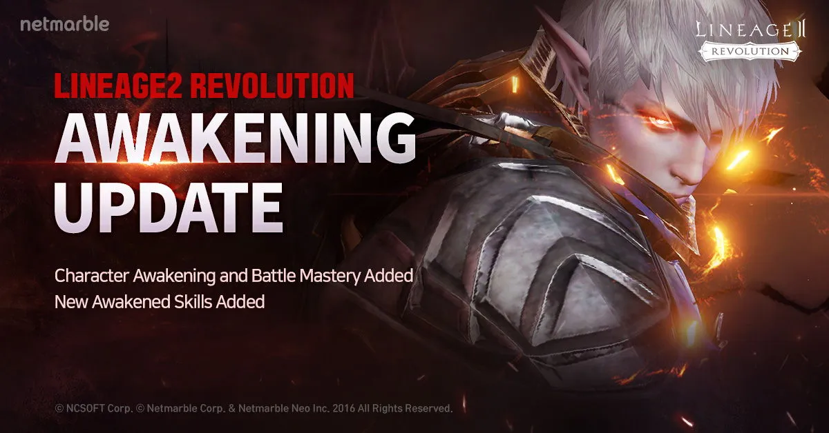 Sistem Awaken Class LINEAGE2 Revolution Kini Siap Dirilis Netmarble