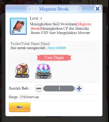 Cheat Sheet Leveling Ragnarok Frontier