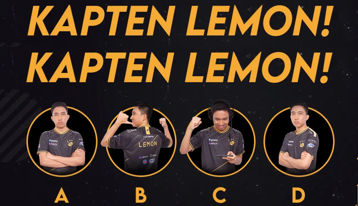RRQ Lemon Memang Ajaib, Mobile Legends Siapkan 4 Pose Battle Emote RRQ Lemon