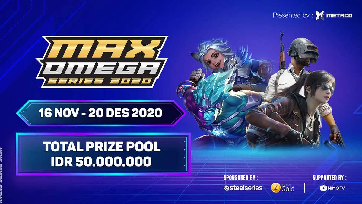 Metaco Gelar Turnamen Max Omega Series Total Hadiah Rp 50.000.000
