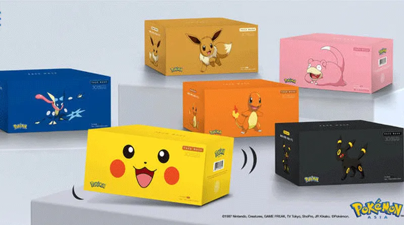 Ini Dia! Masker Kesehatan Bertema Pokemon (OFFICIAL)