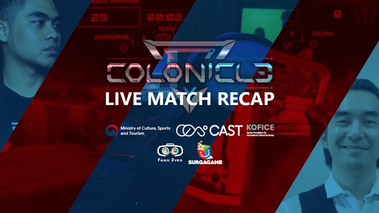 Gelaran Pertandingan game FPS VR Colonicle Live Match 2020 berlangsung seru.