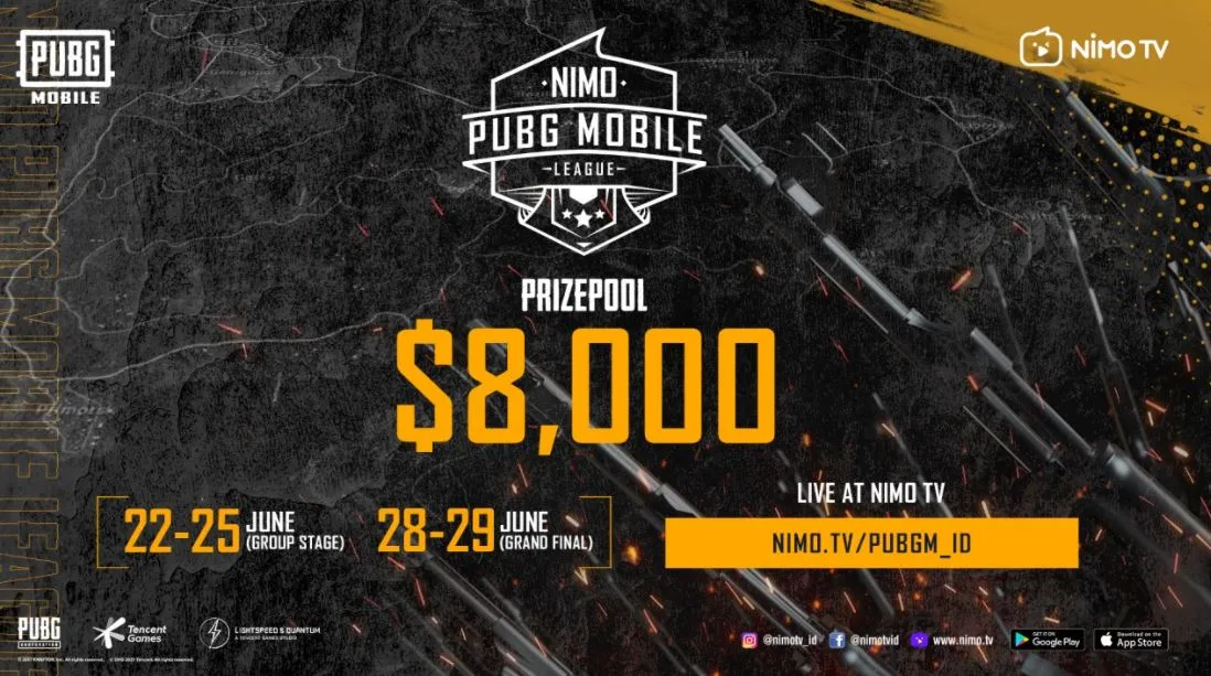 Nimo TV Siapkan Total Hadiah Lebih Dari 100 Juta untuk Liga PUBGM