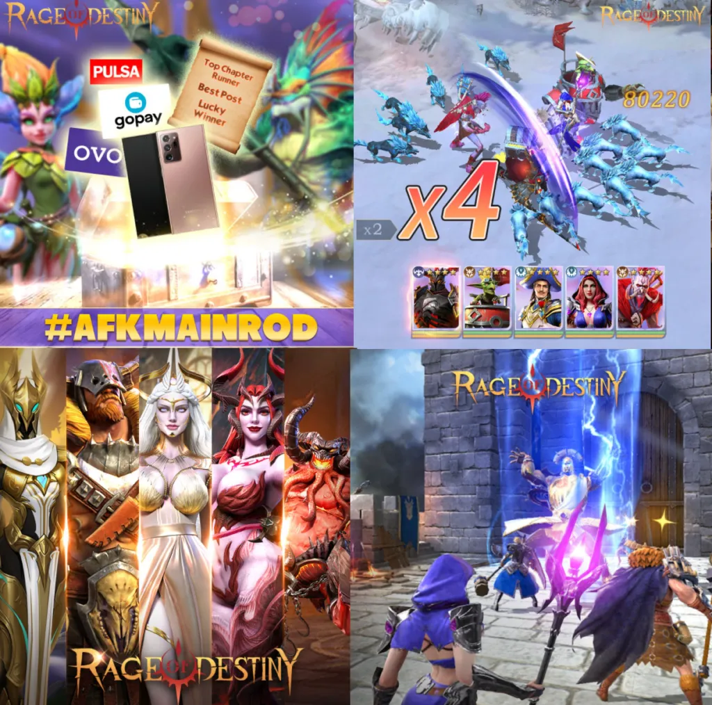Rage of Destiny Game AFK Seru