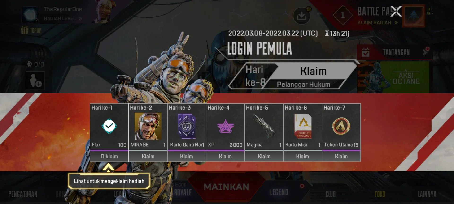 Perilisan Terbatas Apex Legends™ Mobile Telah Resmi Dimulai di Indonesia