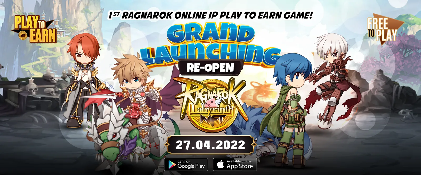 Grand Launching Ragnarok Labyrinth NFT Kembali Dibuka 27 April 2022