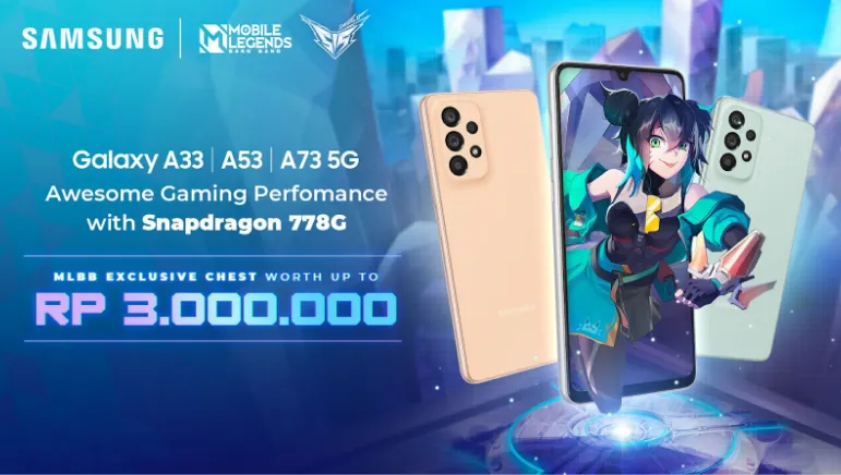 Gokil, Beli Samsung Galaxy A Series Terbaru Gratis Skin Epic dari Mobile Legends: Bang Bang.