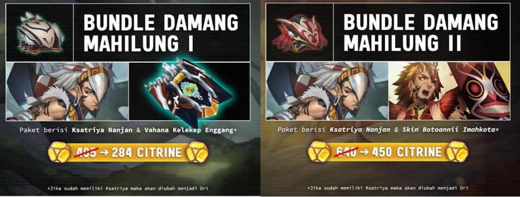 bundle Damang Mahilung