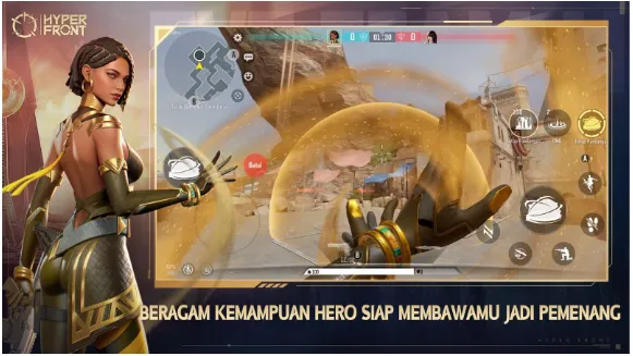Hyper Front Game Shooter kompetitif 5 vs 5 rilis sekarang