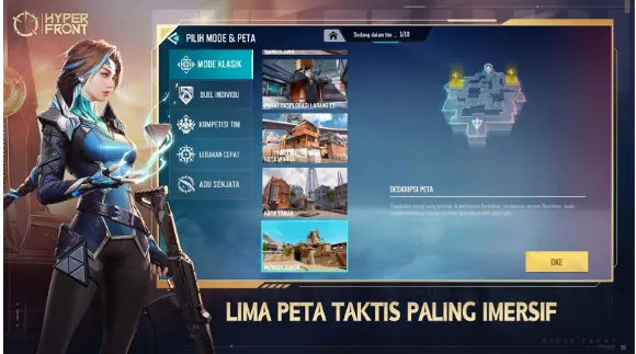 Hyper Front Game Shooter kompetitif 5 vs 5 rilis sekarang