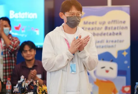 Perkenalan diri Mr Shaun Wang, General Manager Bstation. Bstation Indonesia gandeng animator