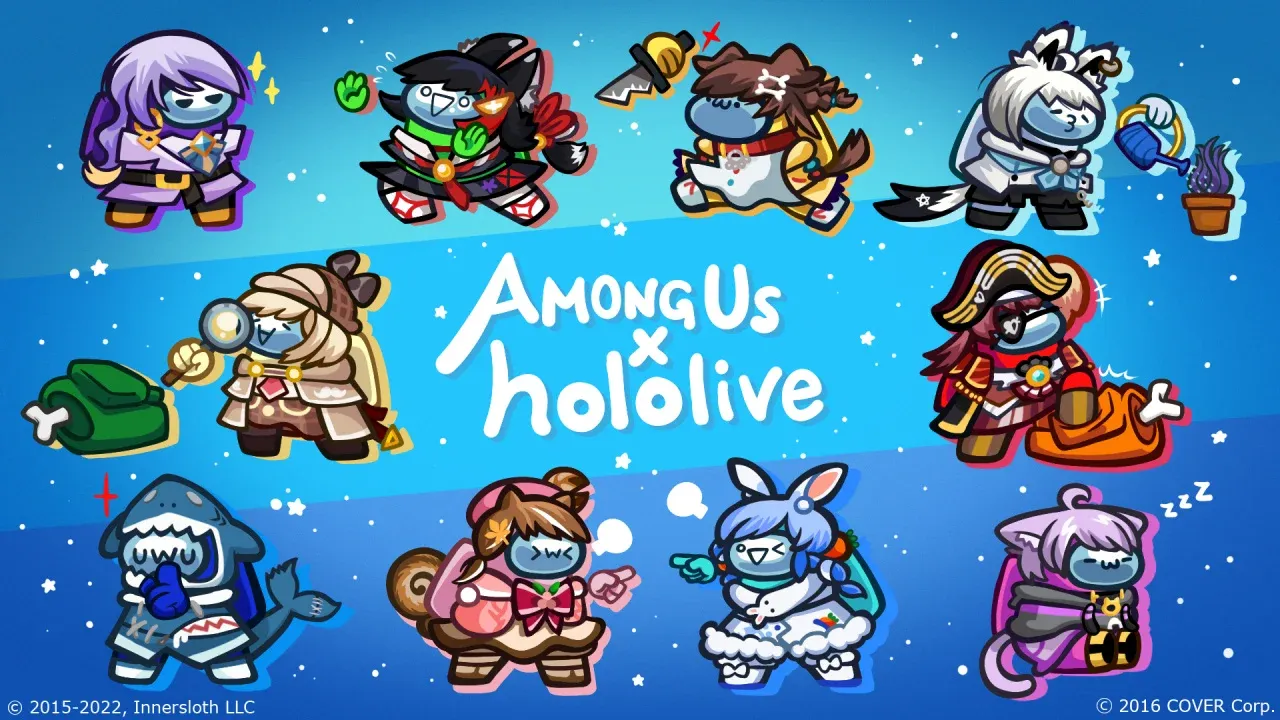 Nge-sus dengan Skin Oshi-mu dalam Among Us x Hololive