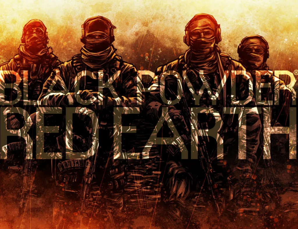 Regu Empat Personil Pihilan Kalian di BLACK POWDER Red Earth