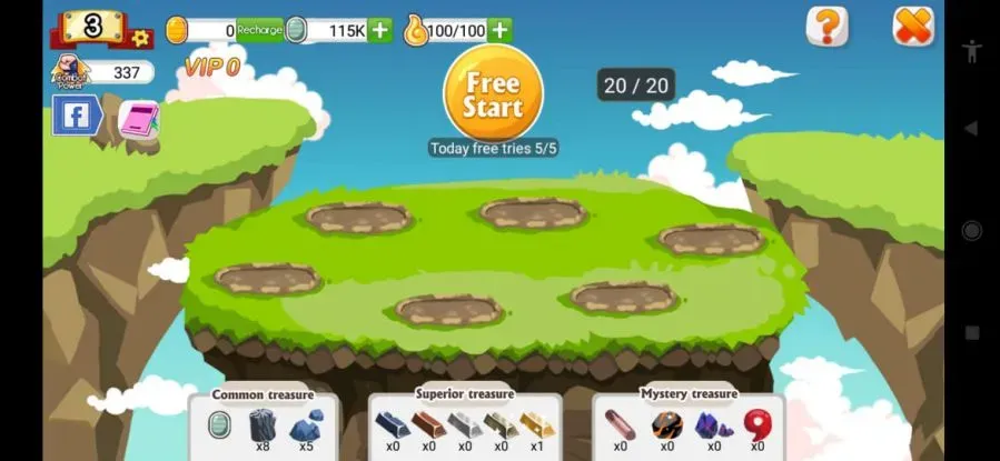 Mini game Fitur Whack a Ninja.di Ninja Heroes New Era