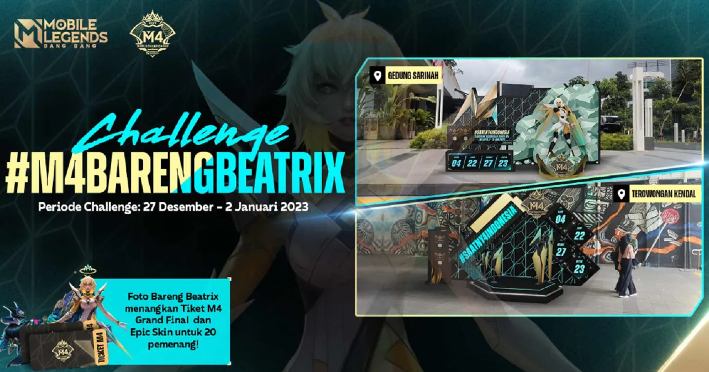 Dapatkan Skin Epik dari Mobile Legends: Bang Bang Foto Bareng Instalasi Beatrix Prime Skin!
